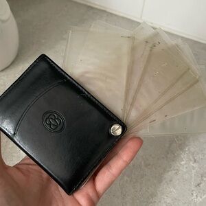 Vintage leather card wallet